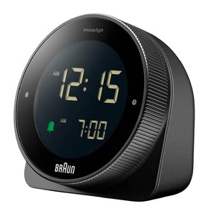 Braun Väckarklocka digital 8 cm svart