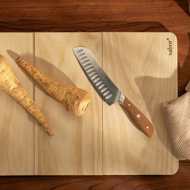 Sabor Trevig skärbräda 37x37 cm 2 delar accoya