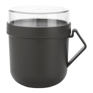 Brabantia Make & Take soppmugg 0,6 L mörkgrå