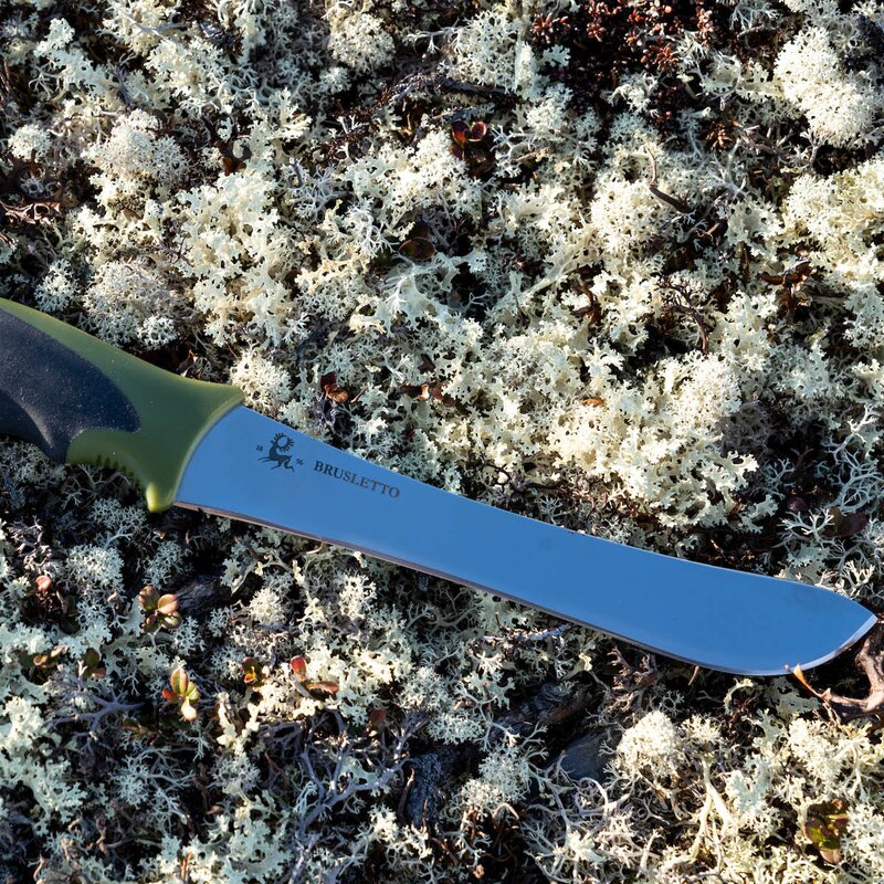 Brusletto Butcher jaktkniv 28 cm svart/grön