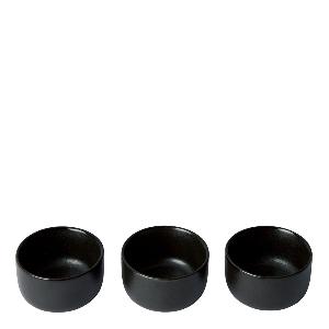 Aida Raw Miniskålar 3-pack Titanium Black