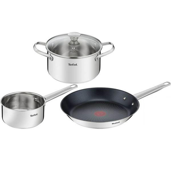 Tefal, cook eat set4 pcs stainless steel