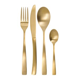 House Doctor Golden bestickset 16 delar gyllene