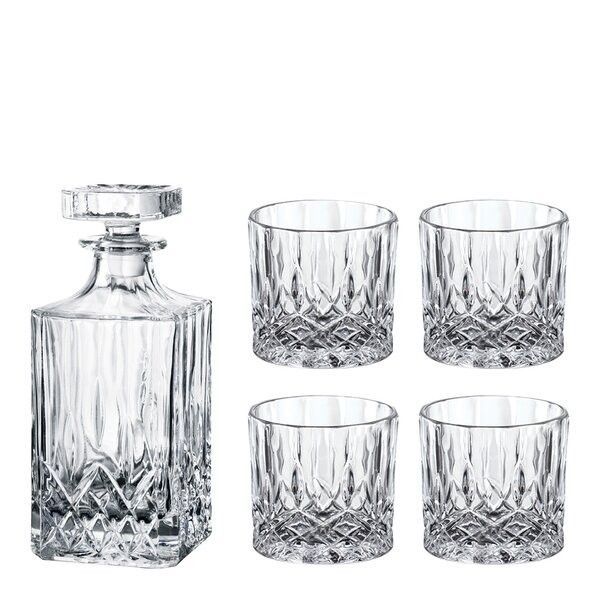 Aida Harvey whiskyset 0,7 L karaff + 4 whiskyglas