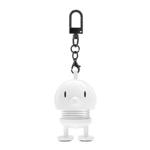 Hoptimist bag charm 5,9 cm vit