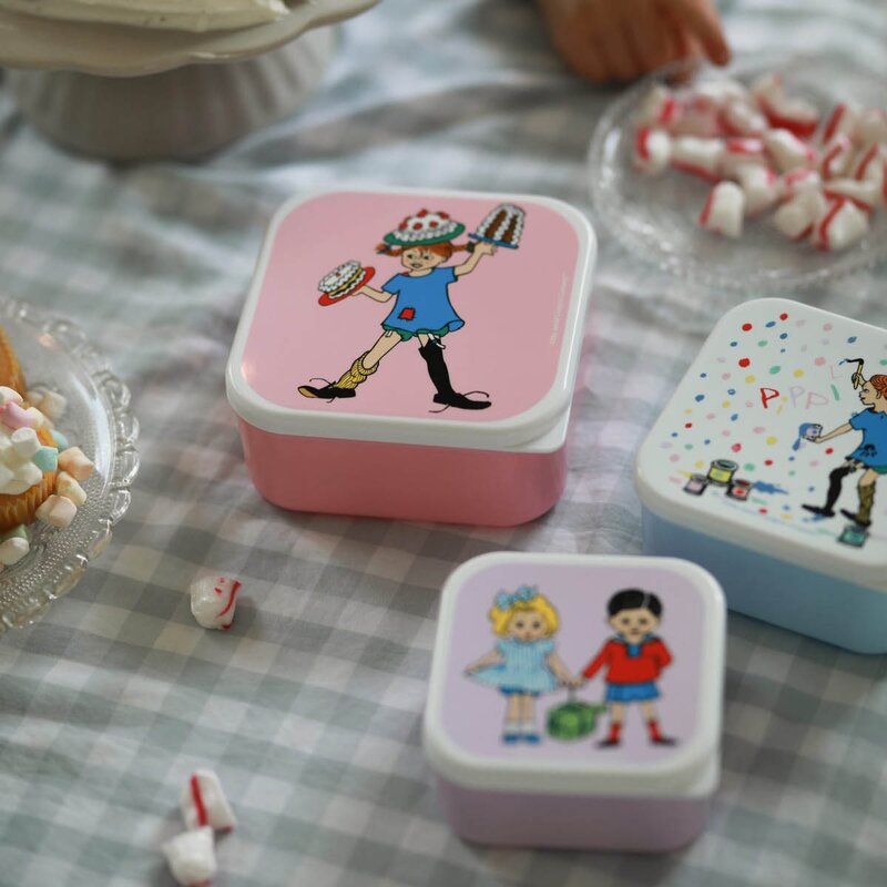 Rätt Start Pippi snacklåda 3-pack Födelsedag