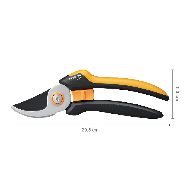 Fiskars Solid™ sekatör P341 20,6 cm svart/orange