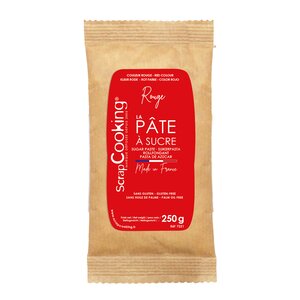 ScrapCooking Sockerpasta 250 g röd