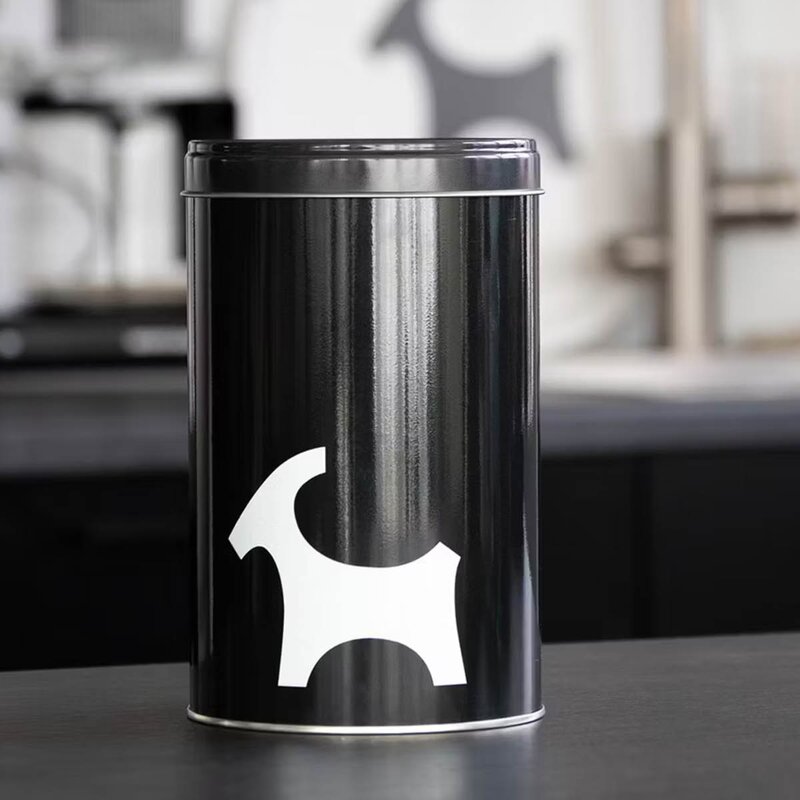 Rotor Design Plåtburk rund 17x10,5cm bock svart