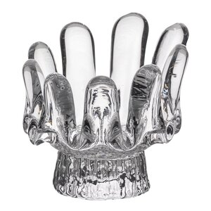 Kosta Boda Sunflower ljuslykta 9,2 cm klar