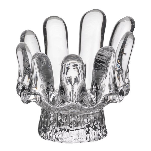 Kosta Boda Sunflower ljuslykta 9,2 cm klar