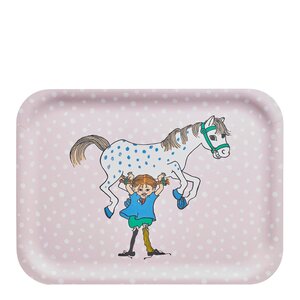 Muurla Pippi bricka 27x20 cm lilla gubben
