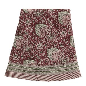 Chamois Oriental rund linneduk 220 cm röd