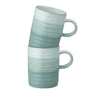 Denby Mugg 40 cl 2-pack Grön/Vit