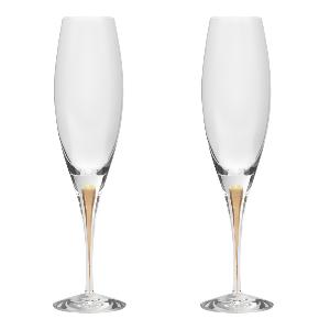 Orrefors Intermezzo Guld Champagne 26 cl 2-pack