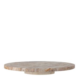 Bloomingville Nuni roterande fat 36 cm marmor brun