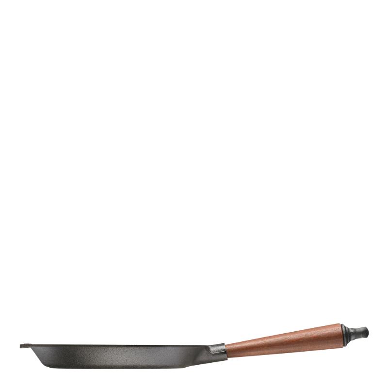 Skeppshult Traditional Grillpanna fyrkantig med trähandtag 25 cm