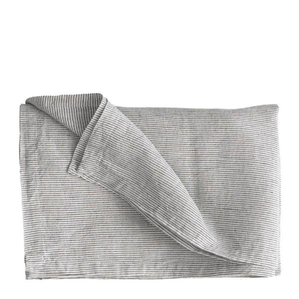 Tell Me More Linneduk 145x330 cm pinstripe linen