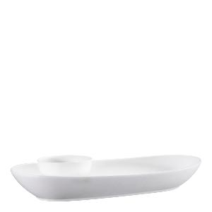 Modern House Nor Tapasfat 44,5 cm med dipskål Matt vit