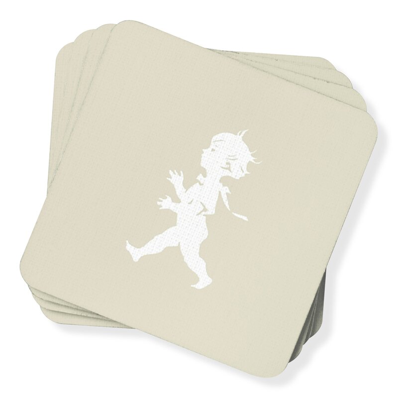 SOLSTICKAN Glasunderlägg 10x10 cm 4-pack Sand