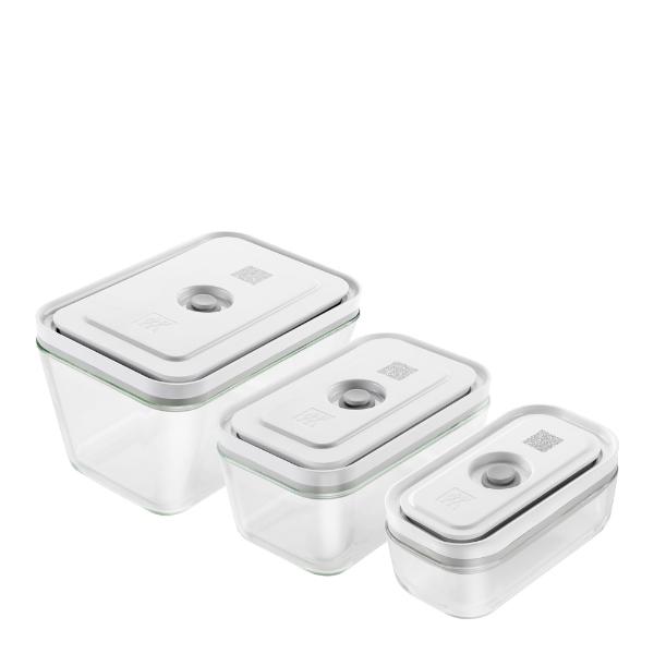 Vakuumform Borosilikatglas Rektangulär 3 delar