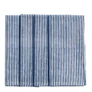 Chamois Stripe Randig Servett 4-pack 50x50 cm Marin