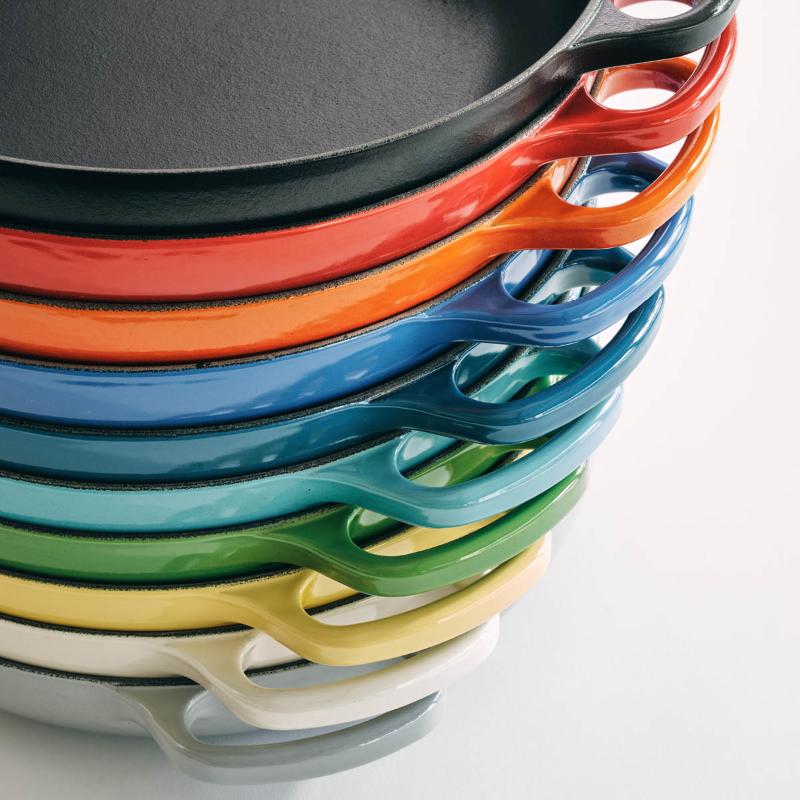 Le Creuset Signature stekpanna med trähandtag 28 cm deep teal