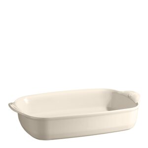 Emile Henry Ugnsform rektangulär 42,5 cm 4 L kräm