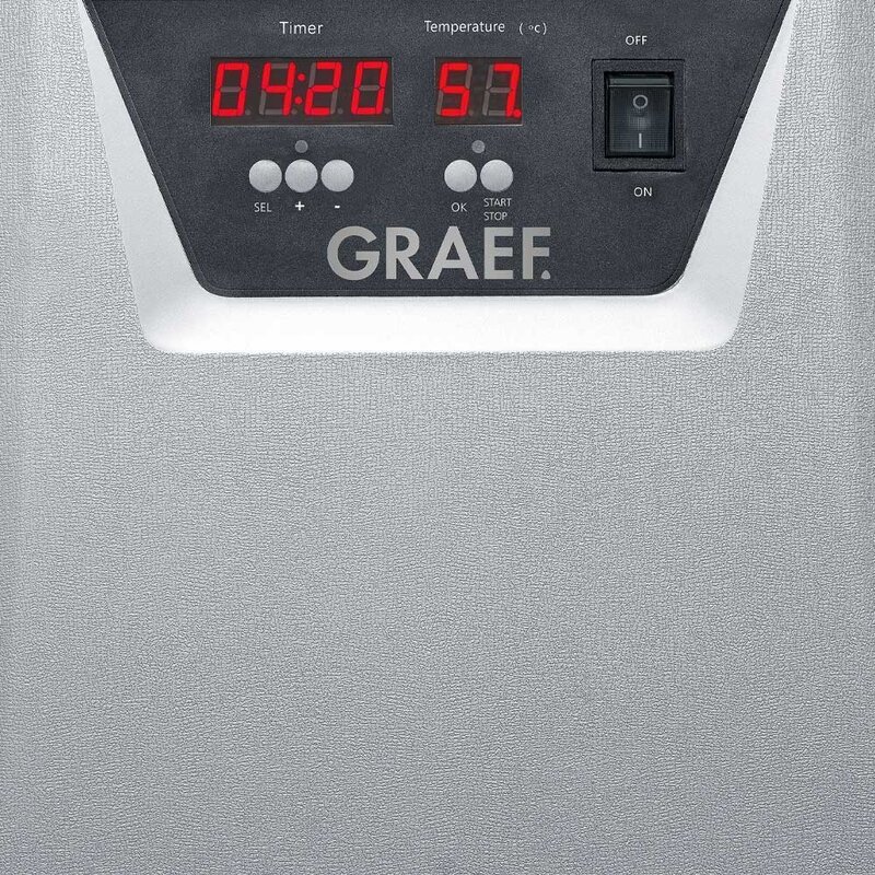 Graef Svamptork / Frukttork 10 brickor 35 cm Svart/Stål