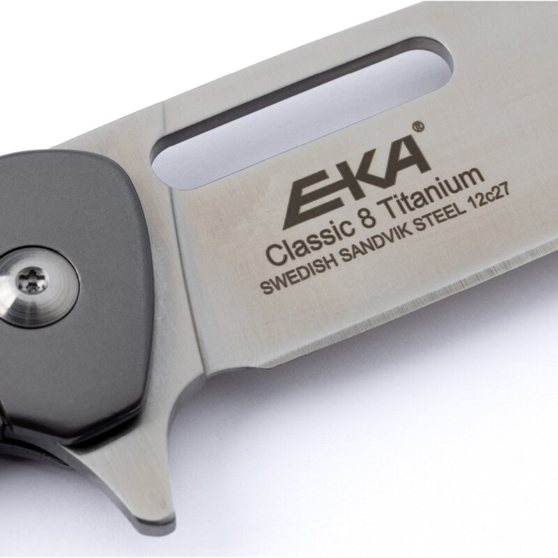 EKA Classic 8 fällkniv 9 cm rostfritt stål & titan