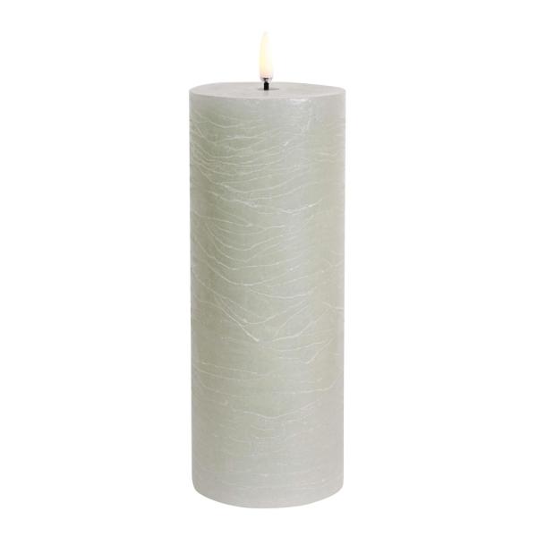 Uyuni Lighting Pillar LED Blockljus 7,8x20,3 cm Dusty Green