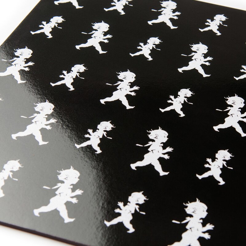 SOLSTICKAN Bordstablett 30x40 cm 2-pack Svart