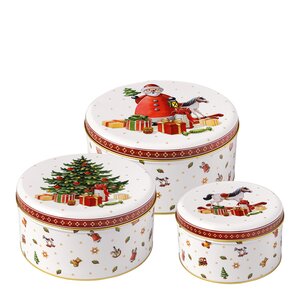 Villeroy & Boch Winter Collage kakburk set 3 delar vit