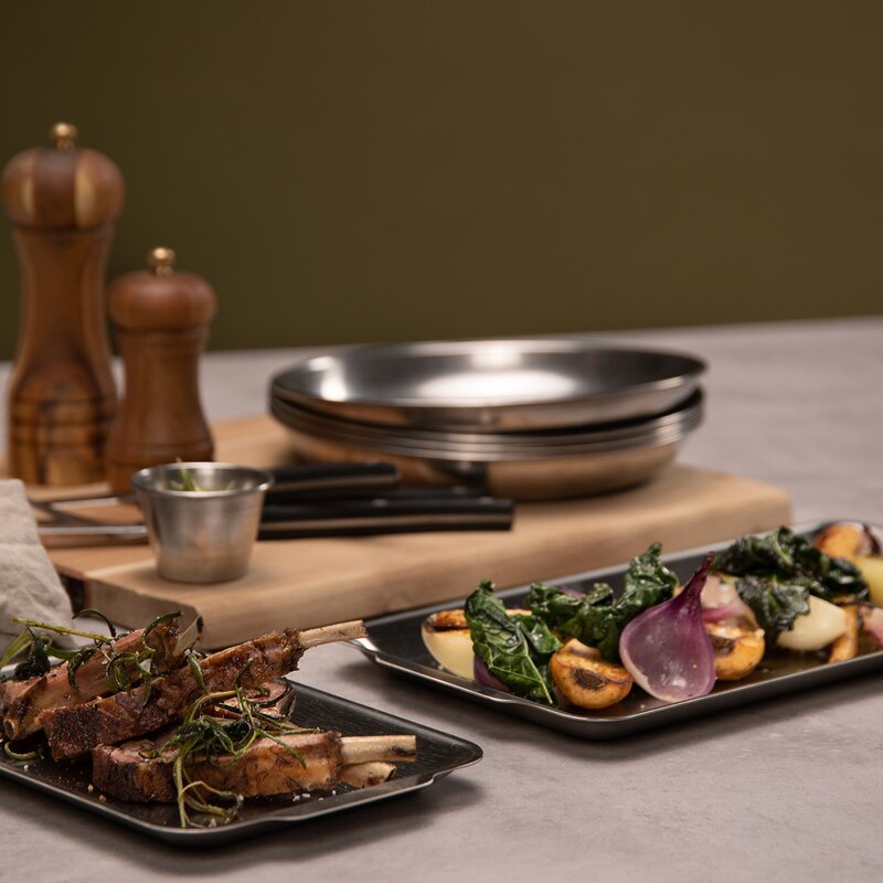 Exxent Serveringsbricka 22,5x14,5 cm stål