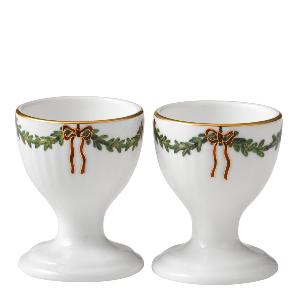 Royal Copenhagen Star Fluted Christmas Äggkopp 2-pack