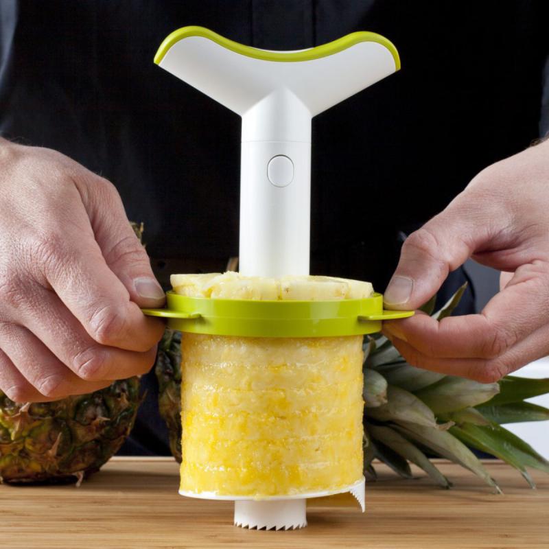 Vacu Vin Ananas Skivare & Delare Vit/Grön
