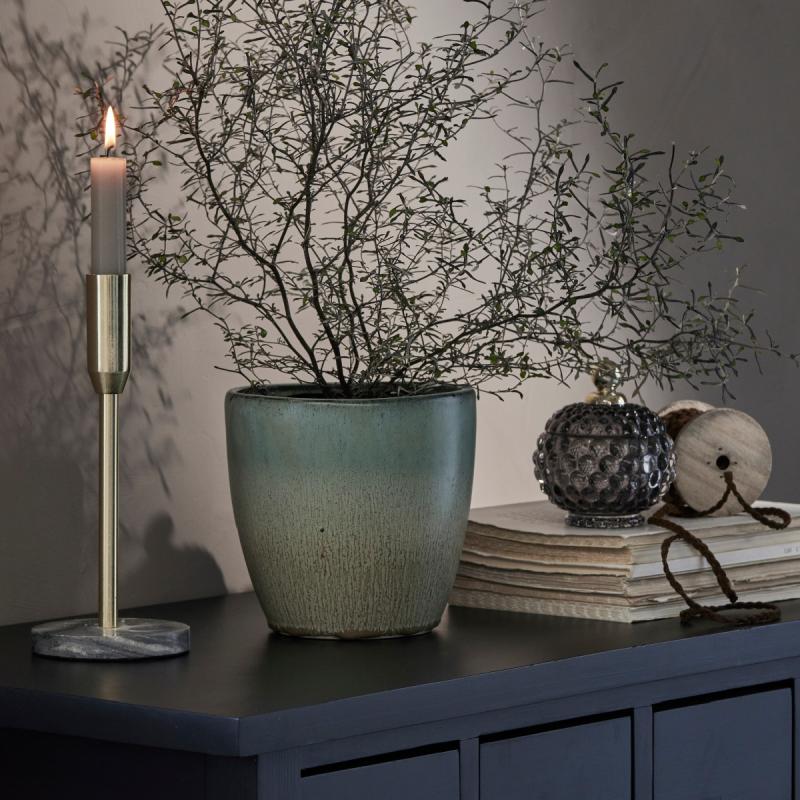 Lene Bjerre Miya burk 11 cm mörkgrå