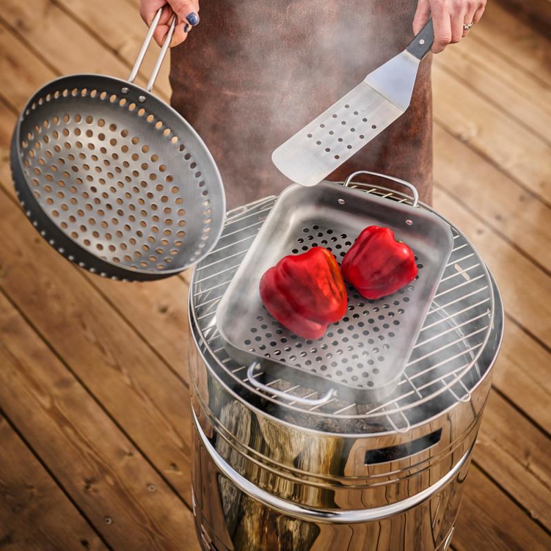 Tramontina Churrasco grillform 28x22 cm svart