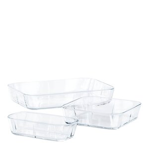 Rosendahl Grand Cru ugnsformar i glas set 3 delar