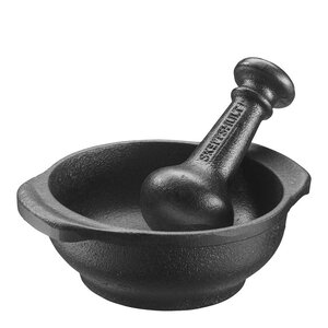 Skeppshult Mortel gjutjärn 11 cm svart