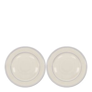 Nicolas Vahé Bistro middagstallrik 27 cm  2-pack blå/vit
