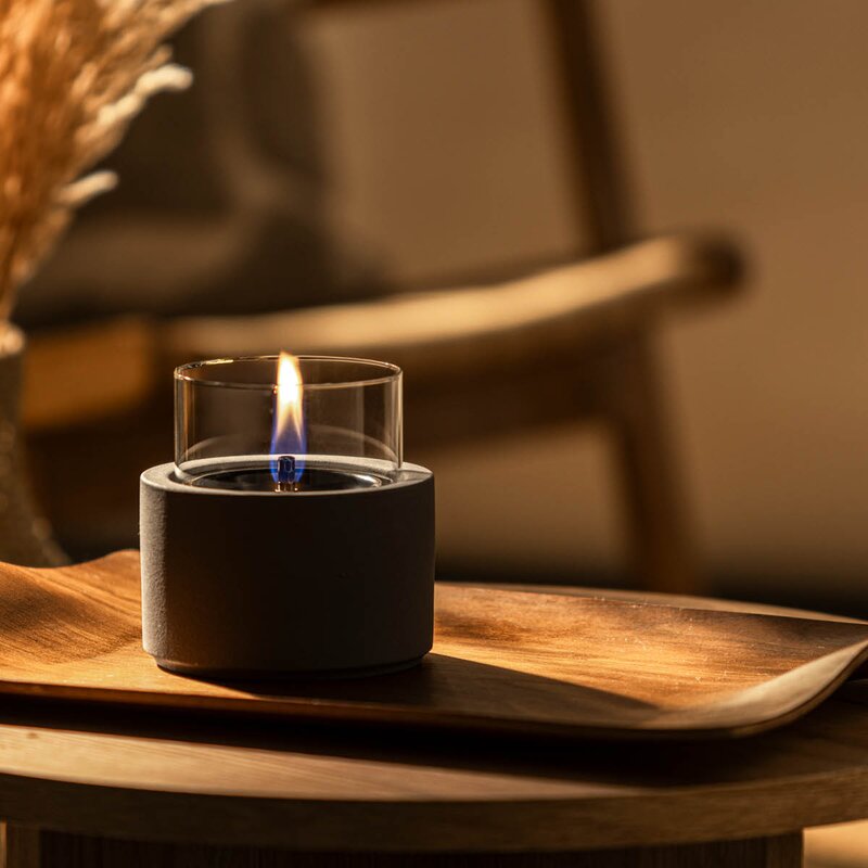 Tenderflame Lilly Lykta 12,4 cm Mörkgrå