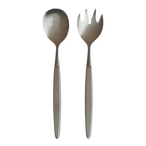 Skaugum Salladsbestick 2 delar borstat stål