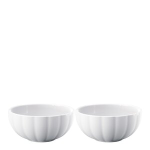 Georg Jensen Bernadotte skål 6,5 cl 2-pack vit