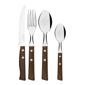 Tramontina Tradicional bestickset 24 delar brun