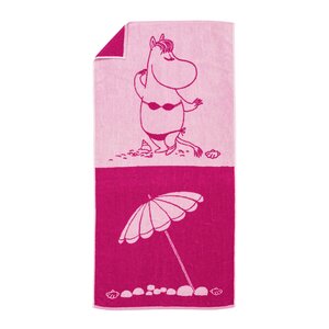 MoominArabia Mumin badhandduk 70x140 cm Snorkfröken rosa