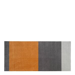 Tica Copenhagen Stripes Horizontally golvmatta 200x90 cm dijon/grå