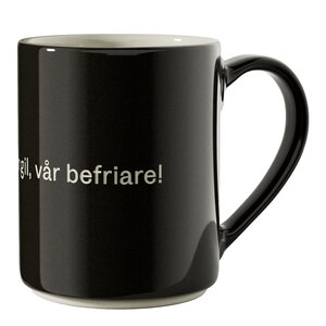 Design House Stockholm Astrid Lindgren Mugg Svart All makt åt Tengil