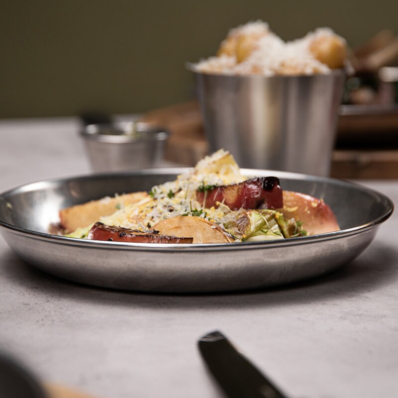 Exxent Tallrik 20 cm rostfri vintage