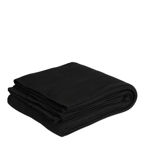 Design House Stockholm Pleeace pläd 140x170 cm svart